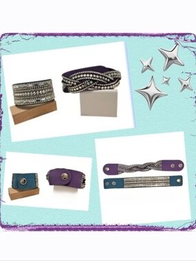Paparazzi Fashion Urban Rhinestone Snap Bracelets